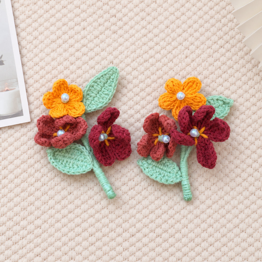 Three-Flower Brooch