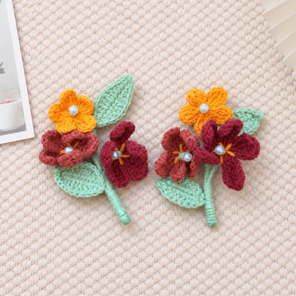 Three-Flower Brooch