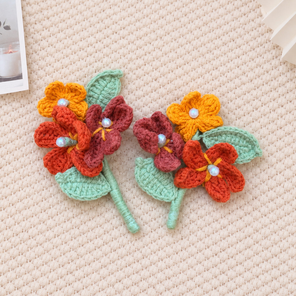 Three-Flower Brooch